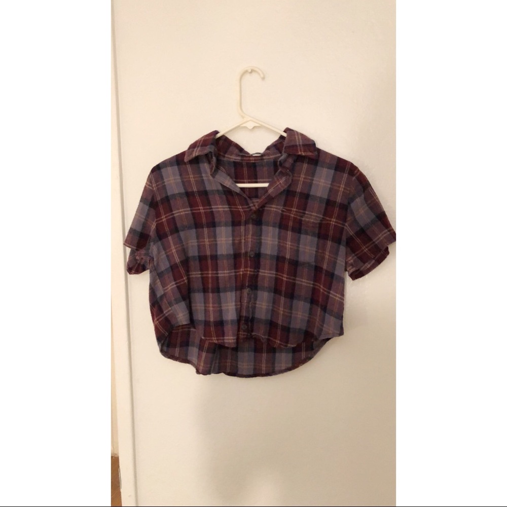 Cropped button up